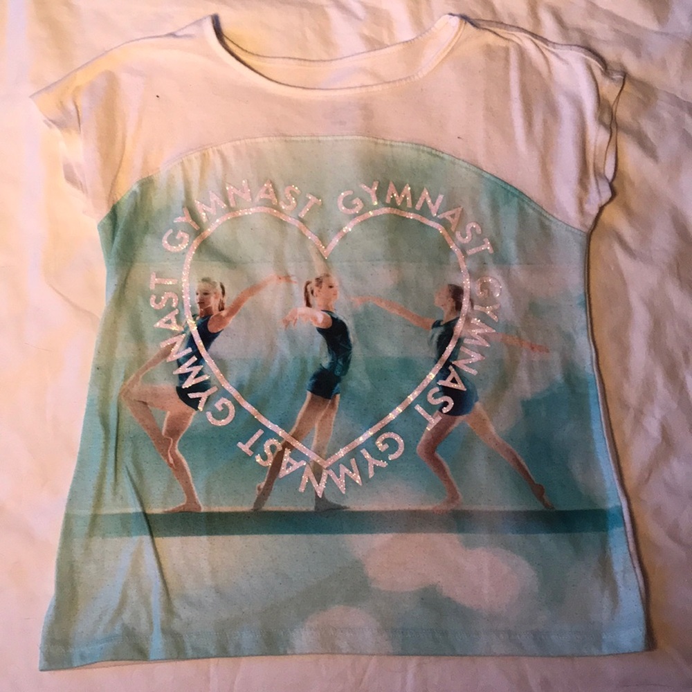 Girls gymnast tee